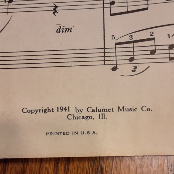 Barchetta Vintage Sheet Music - Picture 4 of 8